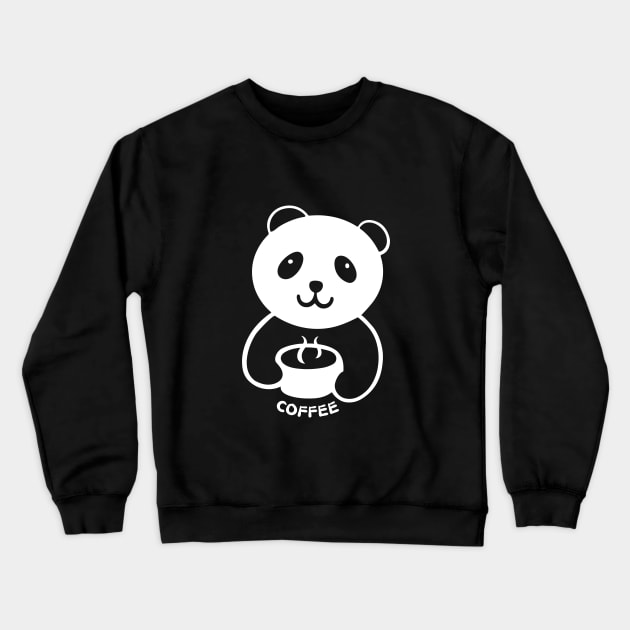 Panda Coffee Crewneck Sweatshirt by icepop